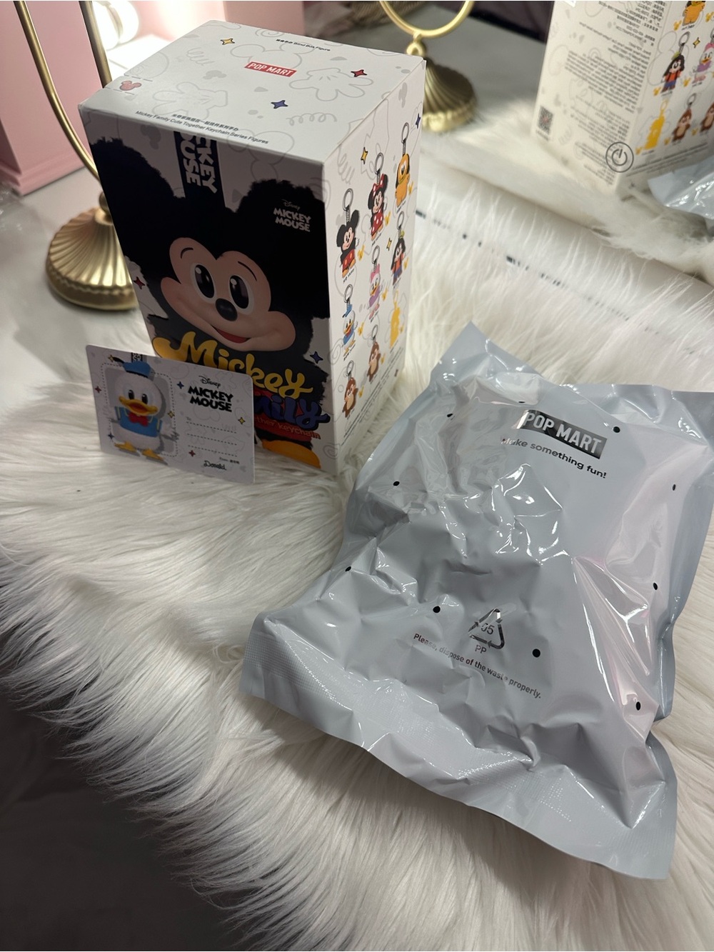 Pop Mart Disney Mickey Mouse Collectible Figure- Donald Duck Keychain